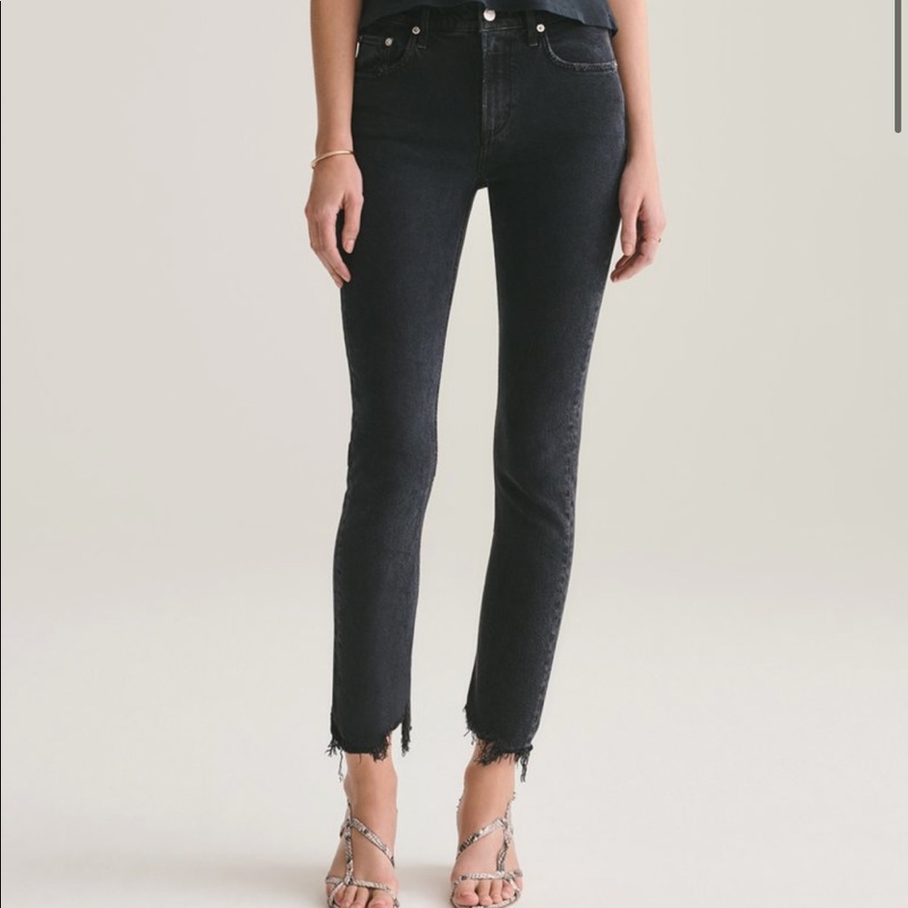 AGOLDE Toni Mid Rise Straight Fit "Feral"